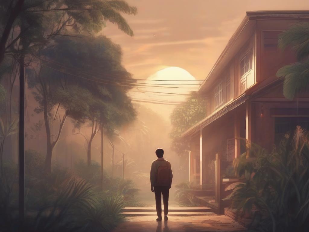 Biarkan aku membendung rinduku