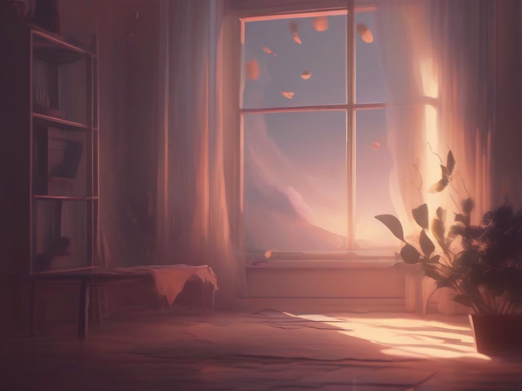 mengagumi camar terbang di