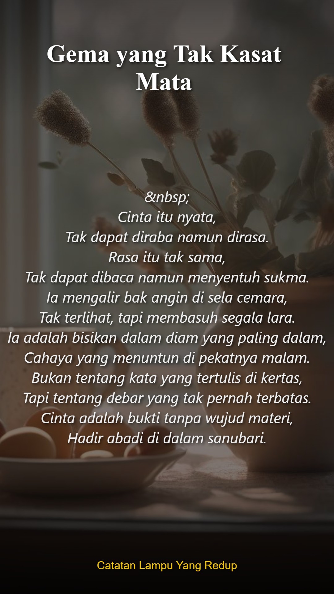 Gema yang Tak Kasat Mata